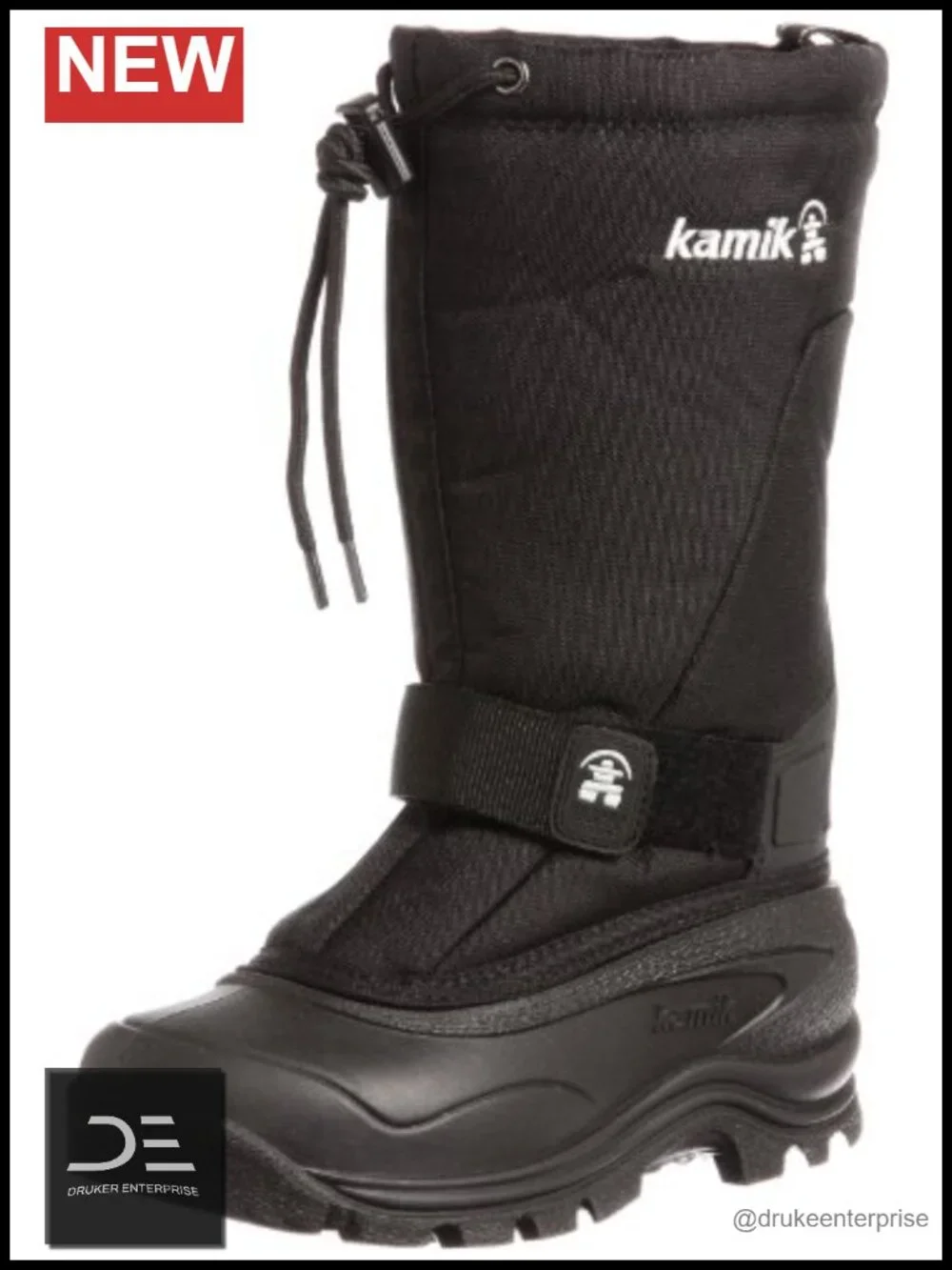 Waterproof Insulated Winter Boot with Removable Liner Anti-Slip